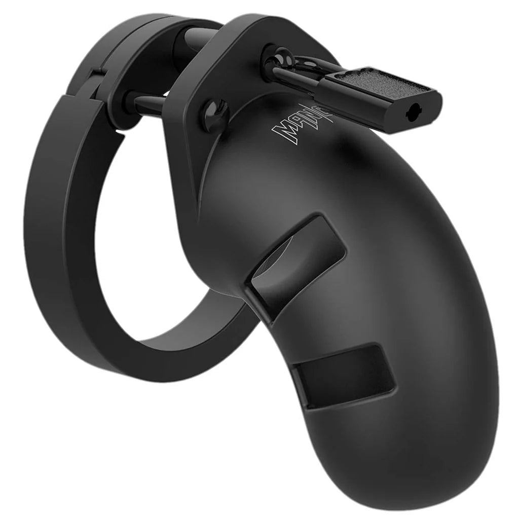 ManCage 20 3.5 Inch Silicone Cock Cage in Black – Winnipeg – packaging view