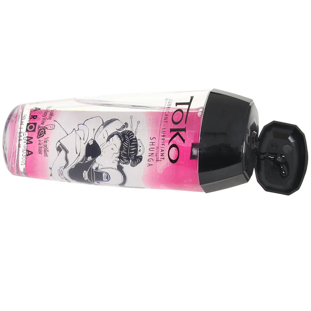 Toko Aroma Flavored Lube 5.5oz/163ml in Strawberry Wine – Winnipeg adult boutique – features