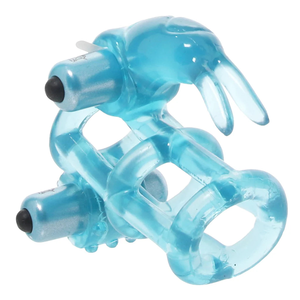 Double Trouble Vibrating Support System in Blue – Winnipeg – packaging view