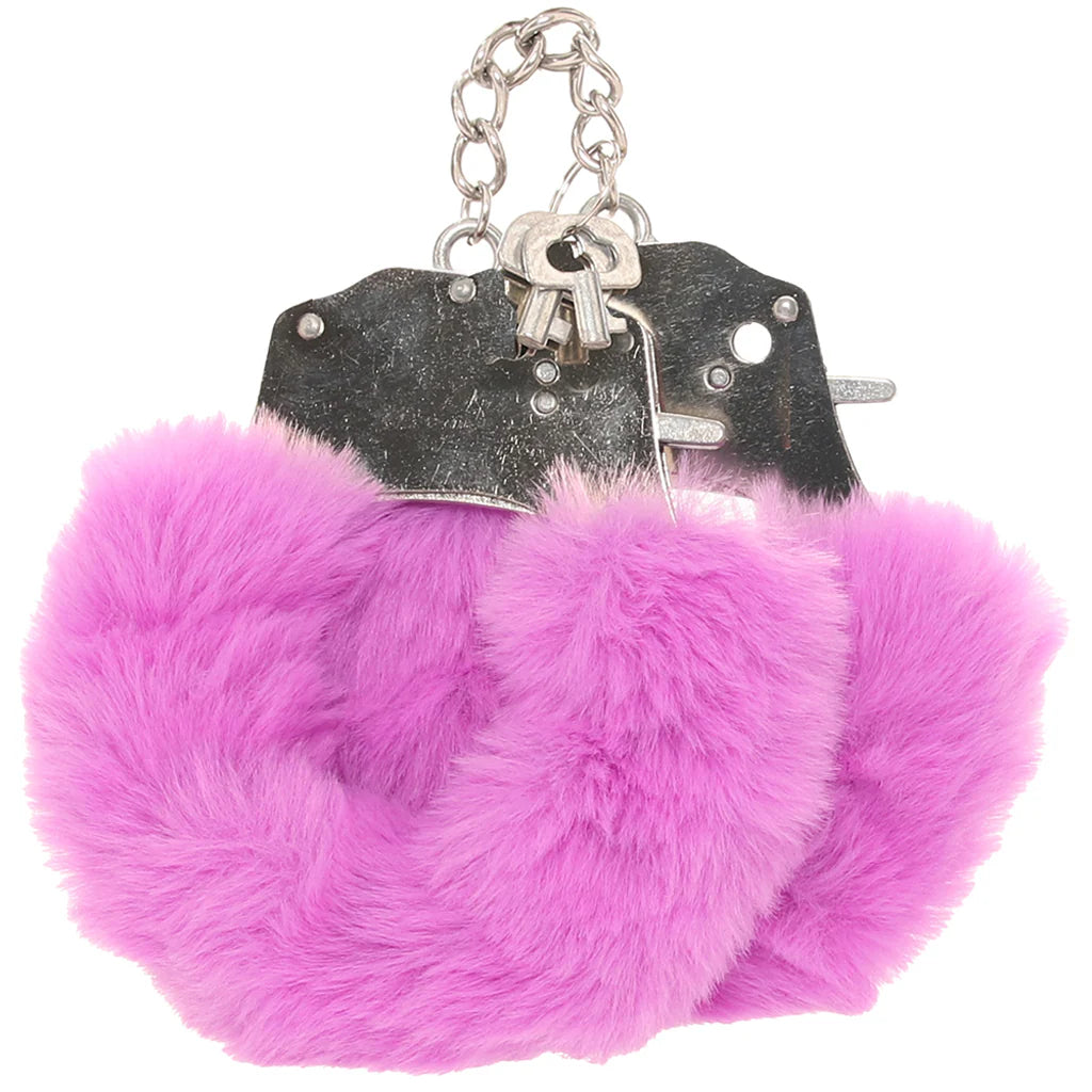 Ouch! Heavy Duty Fluffy Cuffs in Purple – Winnipeg – packaging view