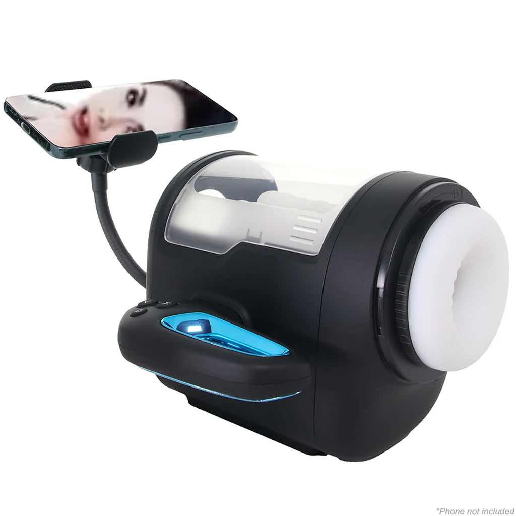 Cyber Milker Stroking & Vibrating Masturbator – Winnipeg adult shop – in use view