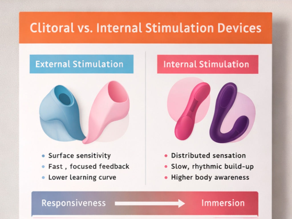 Clitoral vs. Internal Stimulation Devices — What’s the Difference
