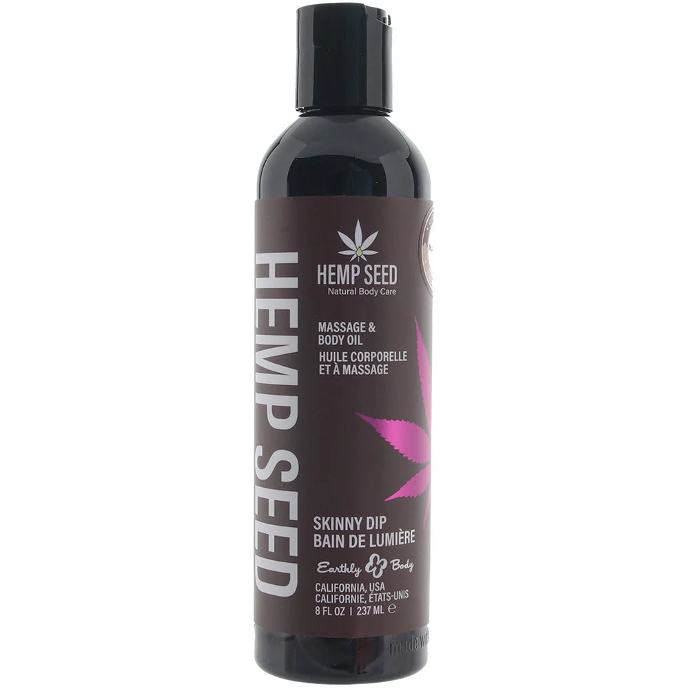 Hemp Seed Massage Oil 8oz/236ml in Skinny Dip Winnipeg – product detail
