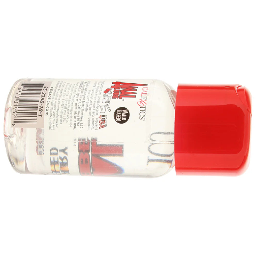 Cherry Scented Anal Lube in 6oz – Heaven Boutique Winnipeg – side view