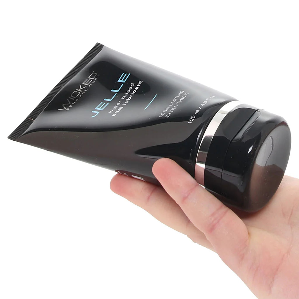 Jelle Water Based Anal Lubricant in 4oz/120ml - 4oz/120ml – Heaven Boutique Winnipeg – side view