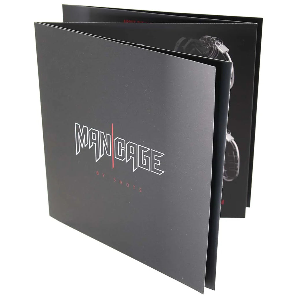 ManCage 20 3.5 Inch Silicone Cock Cage in Black – Winnipeg adult store – close-up view