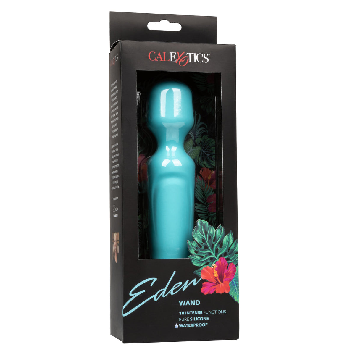 CalExotics Eden Wand — blue silicone wand vibe