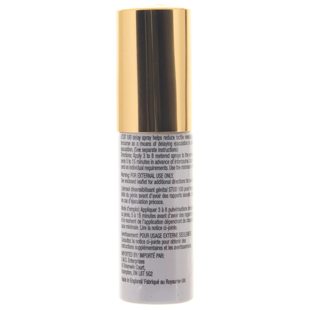 Stud 100 Delay Spray For Men – Heaven Boutique Winnipeg – side view