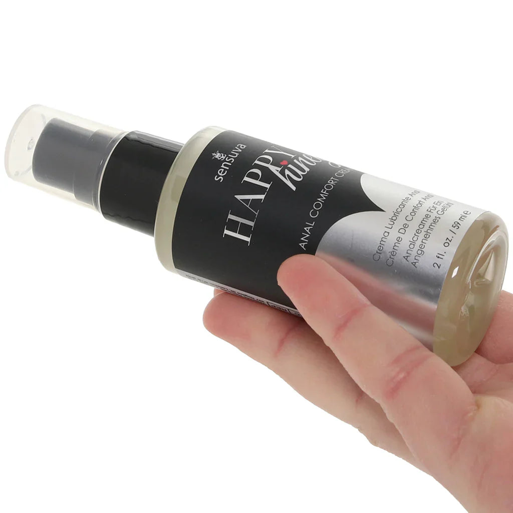Happy Hiney Anal Comfort Cream in 2oz/59mL – Heaven Boutique Winnipeg – side view