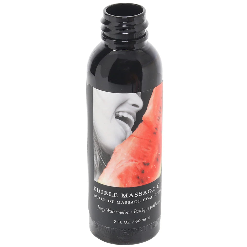 Edible Massage Oil 2oz/60ml in Juicy Watermelon – Winnipeg adult boutique – features