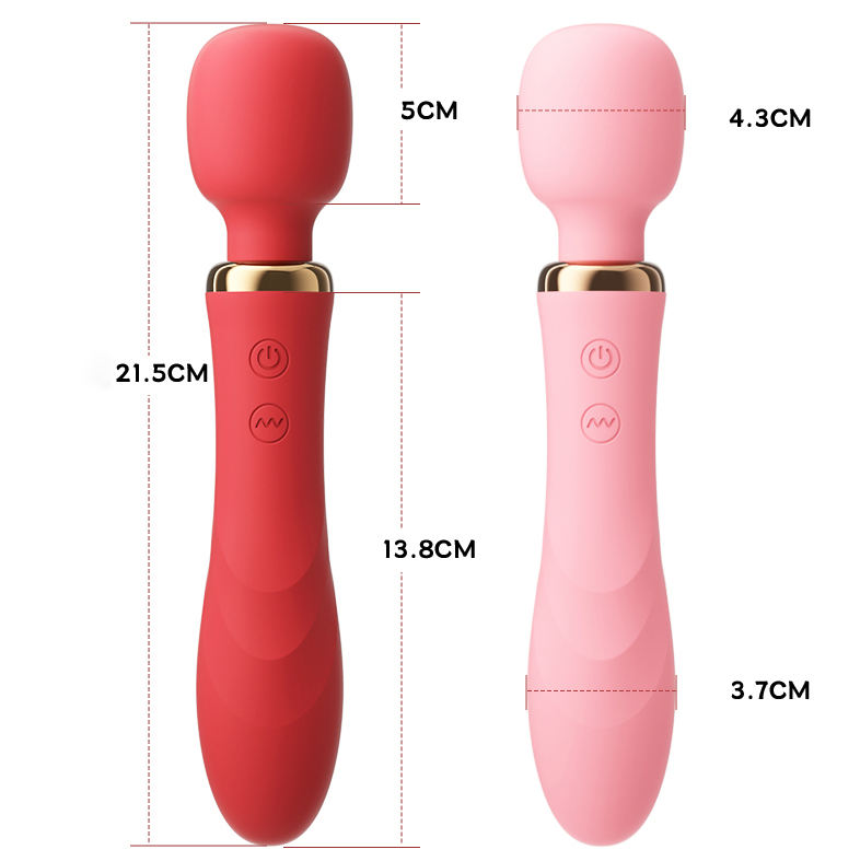Dual-End Heating Wand Vibrator in Pink — Heaven Boutique Winnipeg
