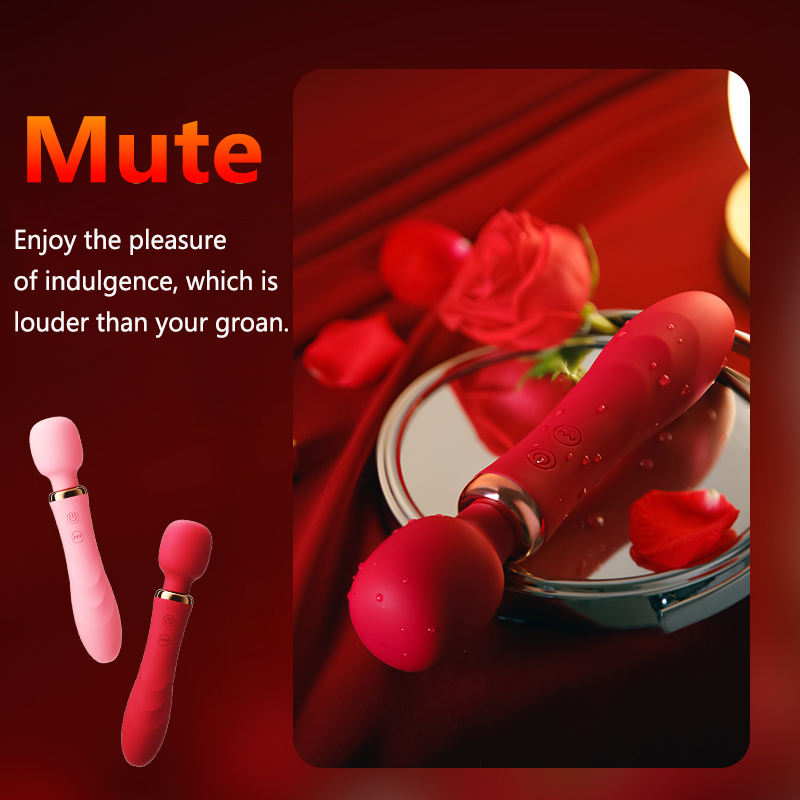 Dual-End Heating Wand Vibrator in Pink — Heaven Boutique Winnipeg