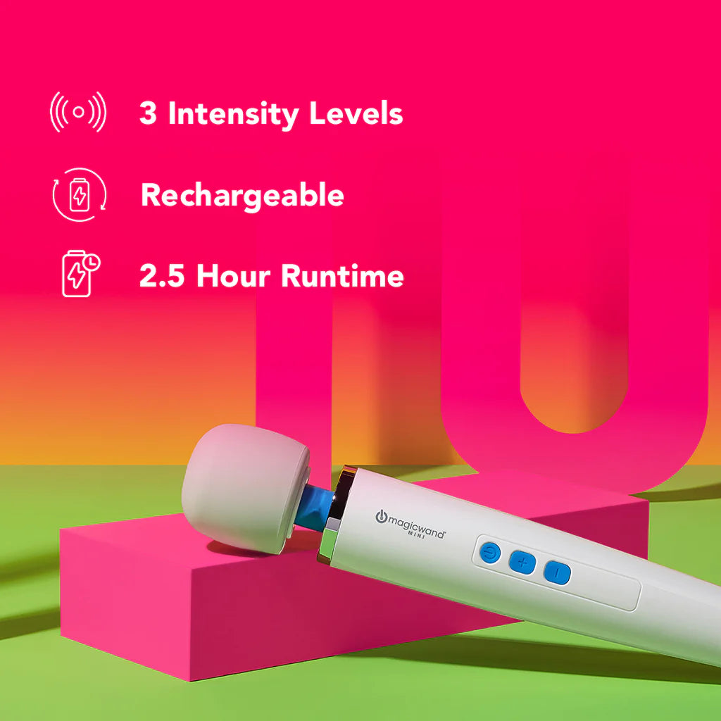 Magic Wand Rechargeable Mini – Heaven Boutique Winnipeg – side view