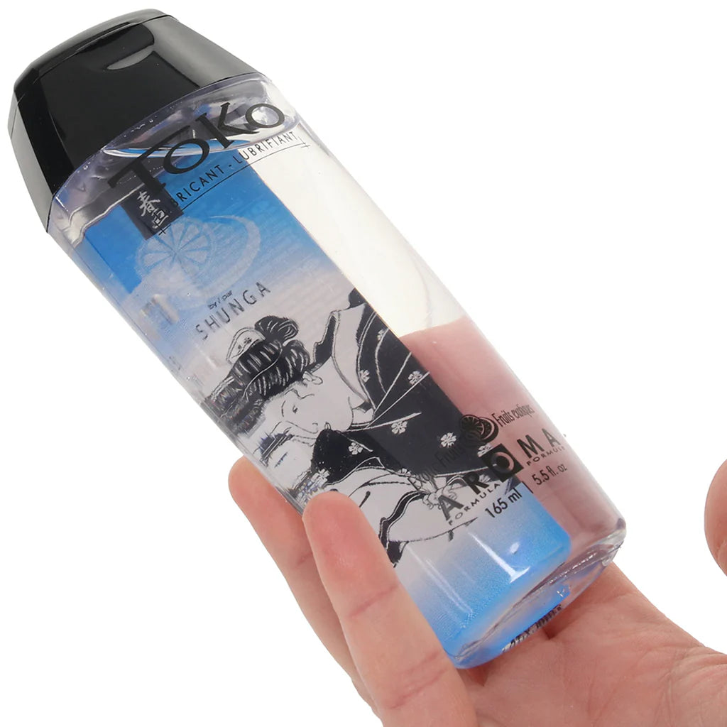 Toko Aroma Flavored Lube 5.5oz/163ml in Exotic Fruits – Heaven Boutique Winnipeg – side view