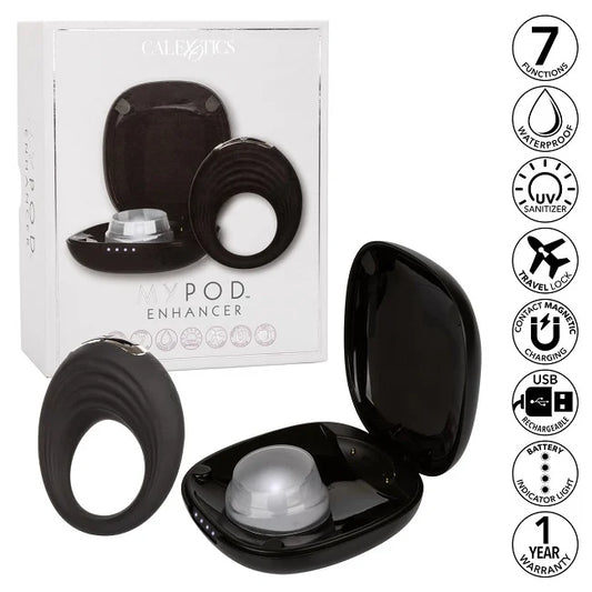 Wireless Rechargeable Cock Ring with UV Sanitizing Case — buy in Winnipeg | Heaven Boutique