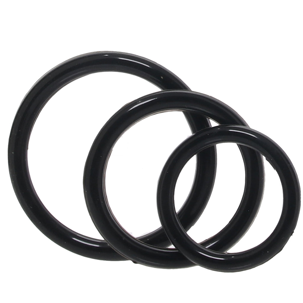 Tri-Rings Cock Ring Set — Heaven Boutique Winnipeg 1