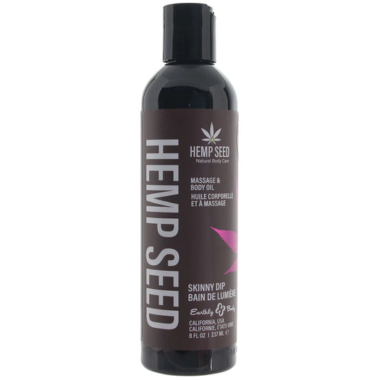 Hemp Seed Massage Oil 8oz/236ml in Skinny Dip — buy in Winnipeg | Heaven Boutique