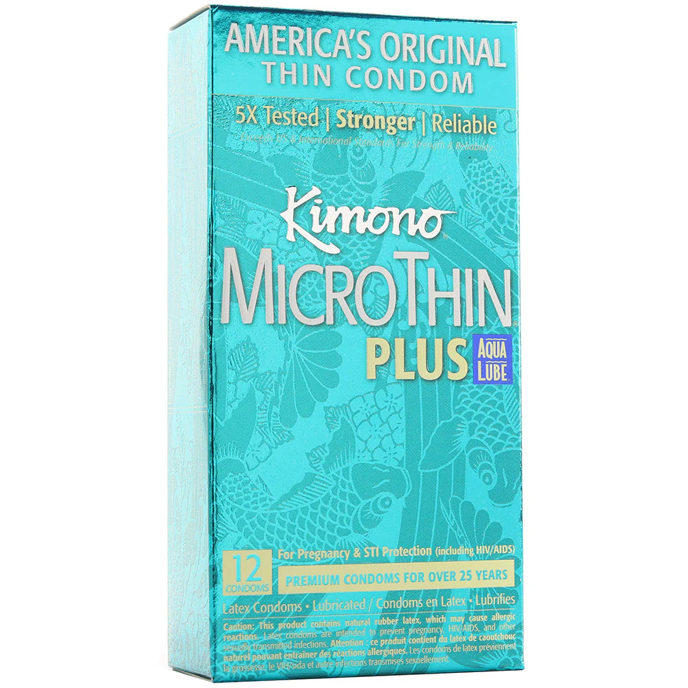MicroThin Aqua Lube Condoms in 12 Pack — buy in Winnipeg | Heaven Boutique