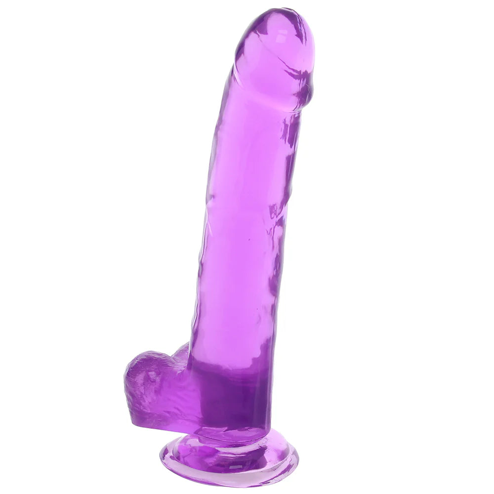Size Queen 8 Inch Jelly Dildo in Purple – Winnipeg – packaging view