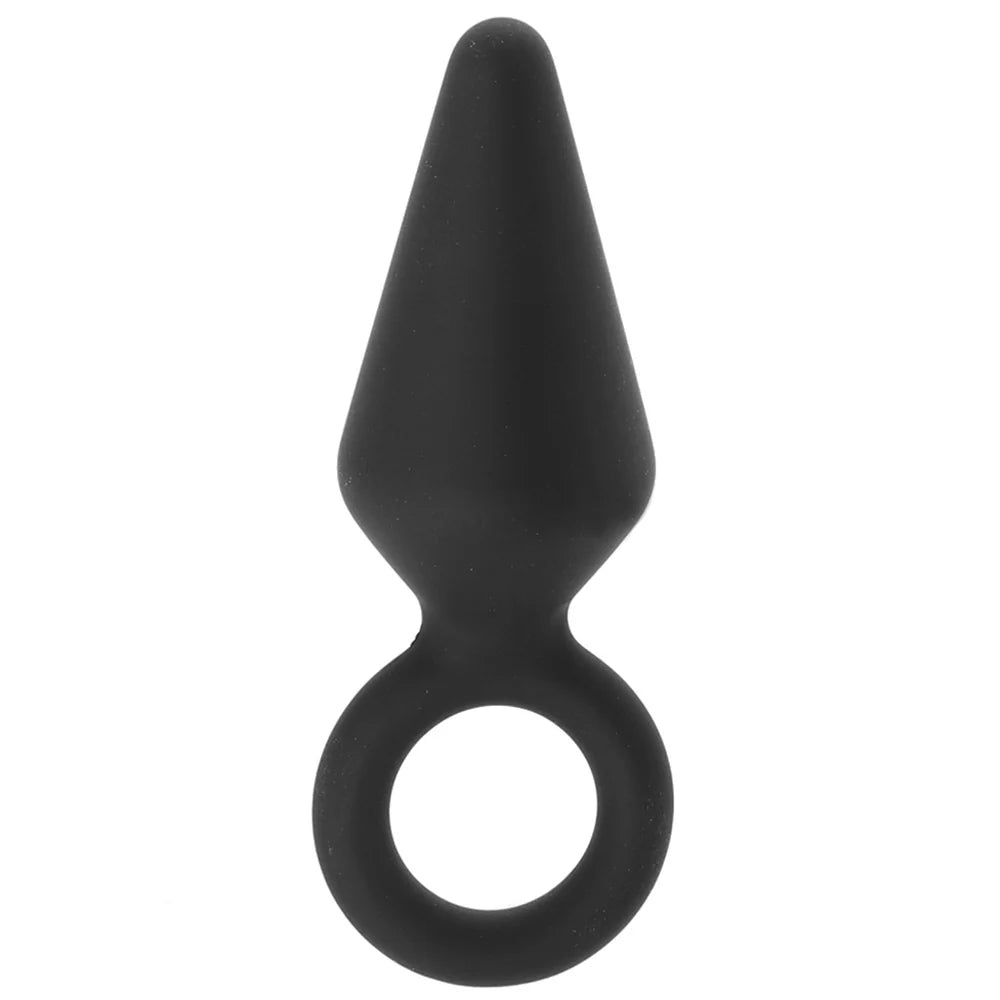 Anal Adventures Platinum Loop Plug in Small - Small – Winnipeg adult boutique – features
