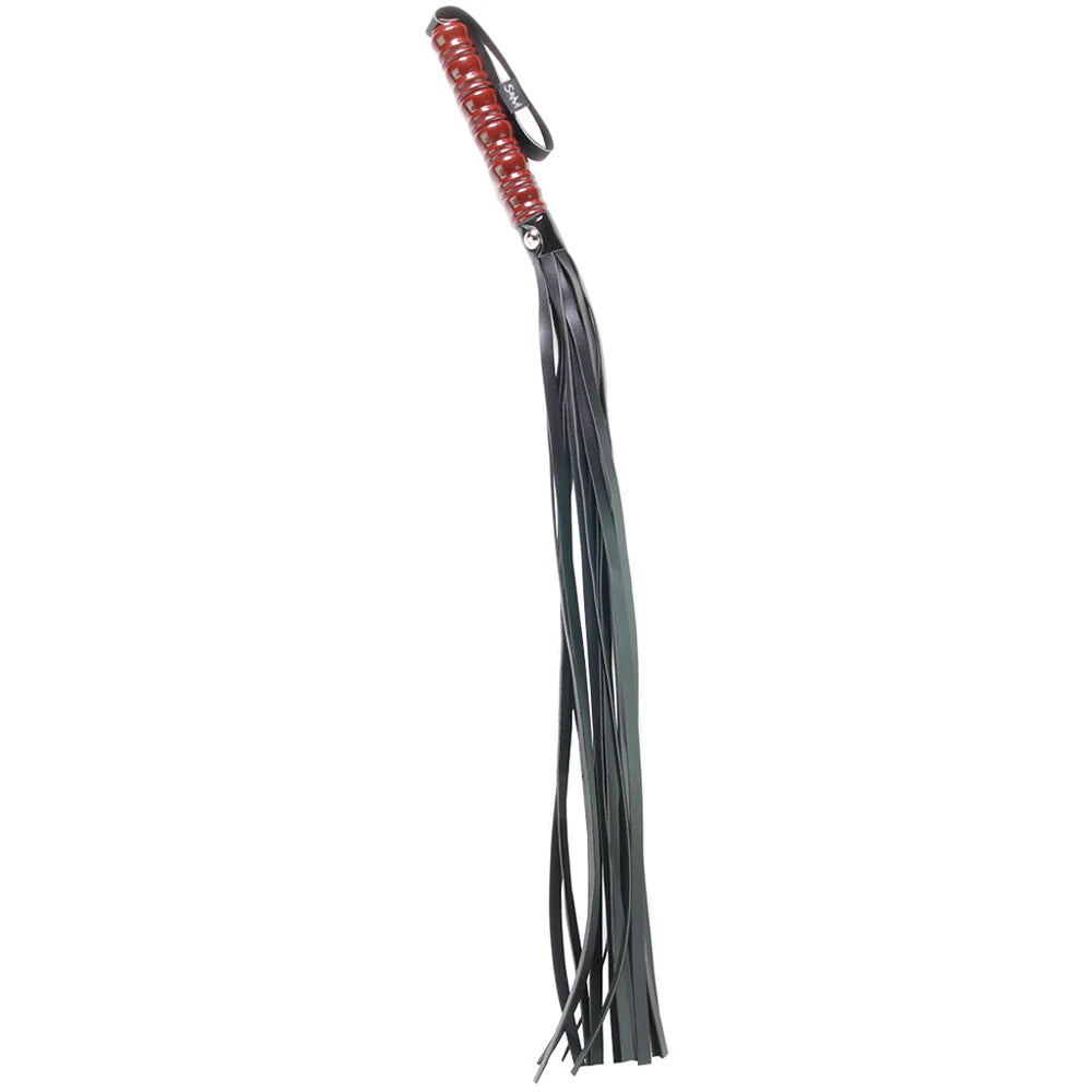 Sex & Mischief Mahogany Flogger – Winnipeg adult boutique – features
