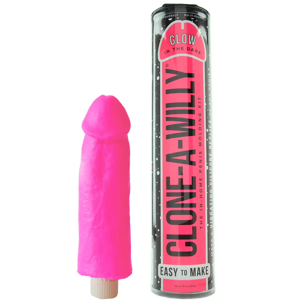 Clone-A-Willy Glow in the Dark in Hot Pink – Winnipeg – packaging view