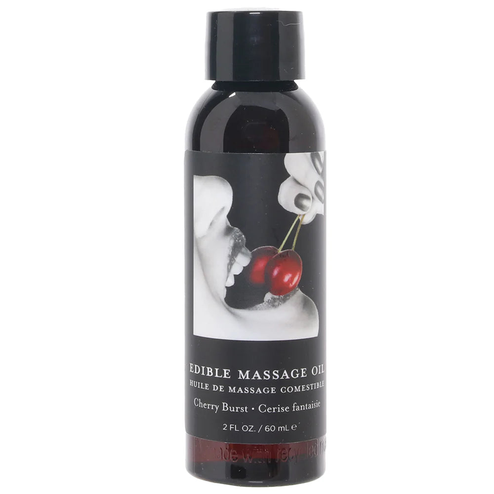 Edible Massage Oil 2oz/60ml in Cherry Burst — buy in Winnipeg | Heaven Boutique