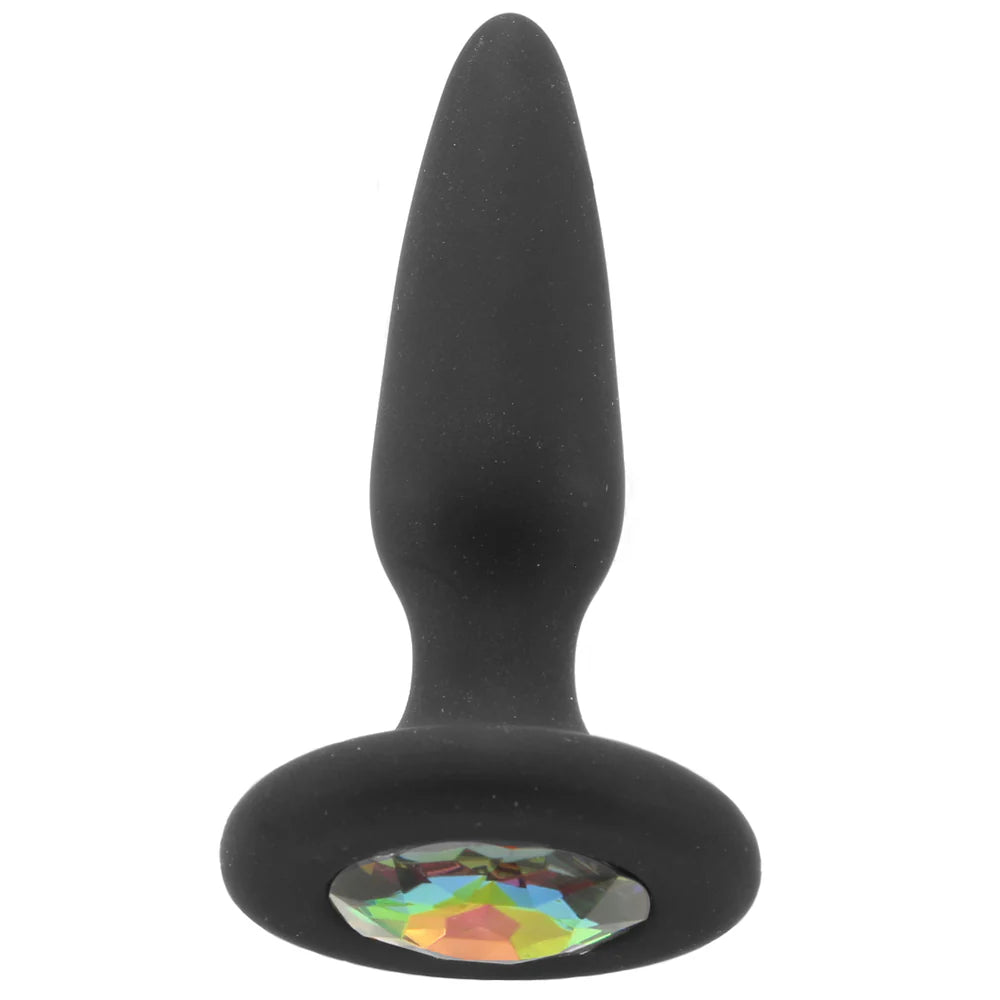 Glams Mini Rainbow Gem Silicone Butt Plug — buy in Winnipeg | Heaven Boutique
