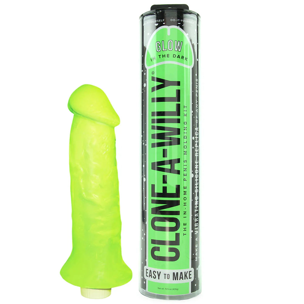 Clone-A-Willy Vibrator Kit in Glow in the Dark — buy in Winnipeg | Heaven Boutique
