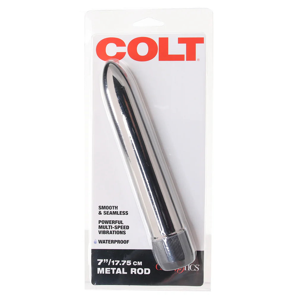 Colt 7 Inch Metal Rod Vibe – Winnipeg adult store – close-up view