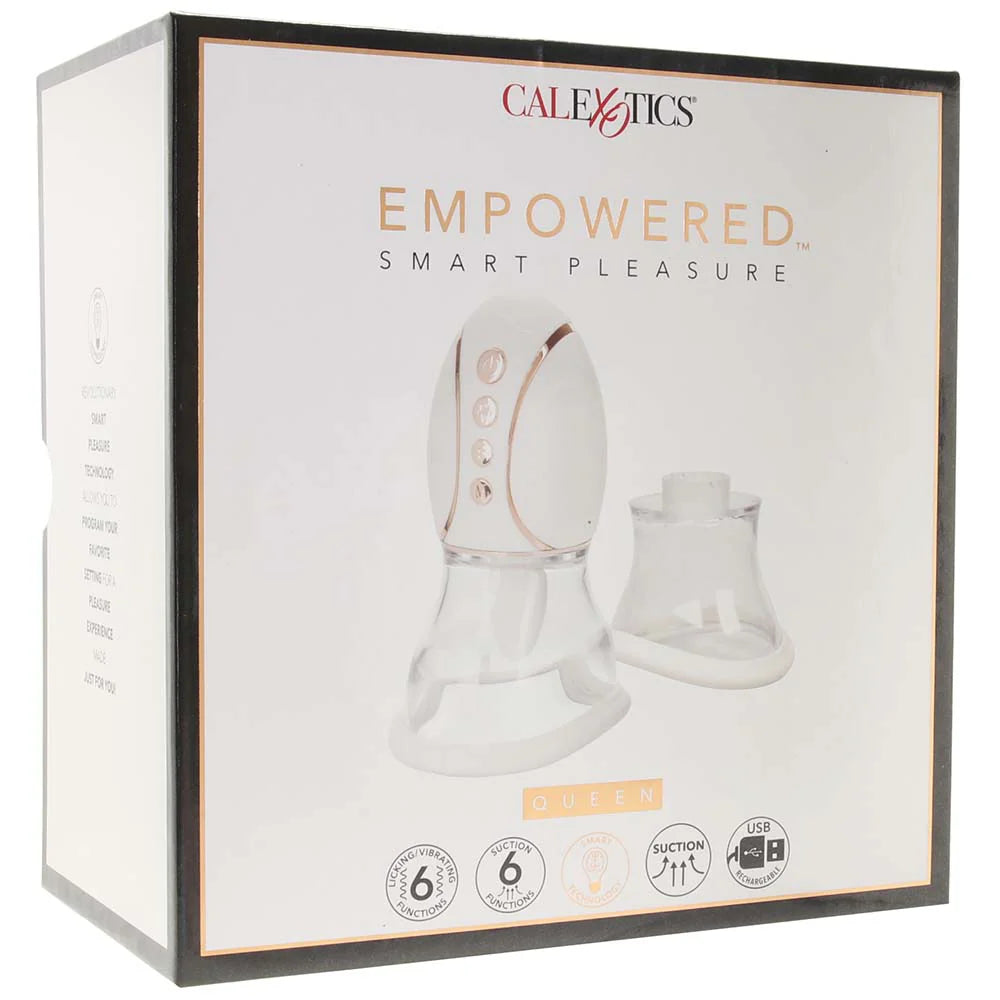Empowered Smart Pleasure Queen Suction Massager – Winnipeg adult store – close-up view