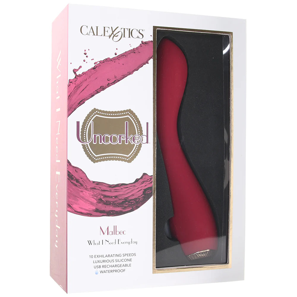 Uncorked Malbec Rechargeable Vibe – Winnipeg adult store – close-up view