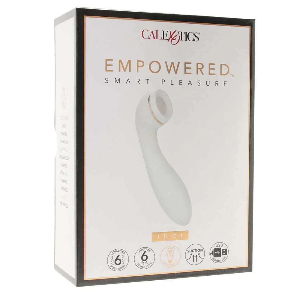 Empowered Smart Pleasure Idol Suction Massager – Winnipeg adult store – close-up view