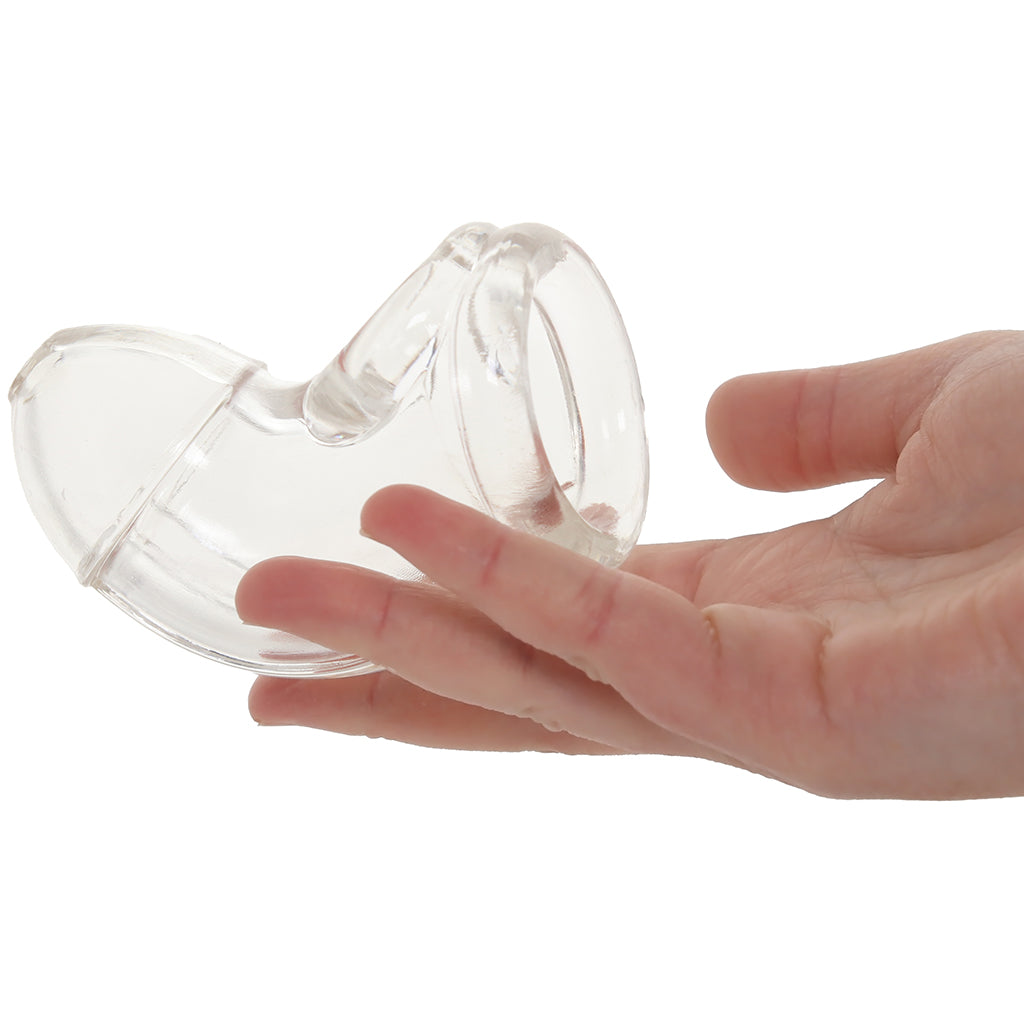 Rock Solid The Cock Cage in Clear — Heaven Boutique Winnipeg 4