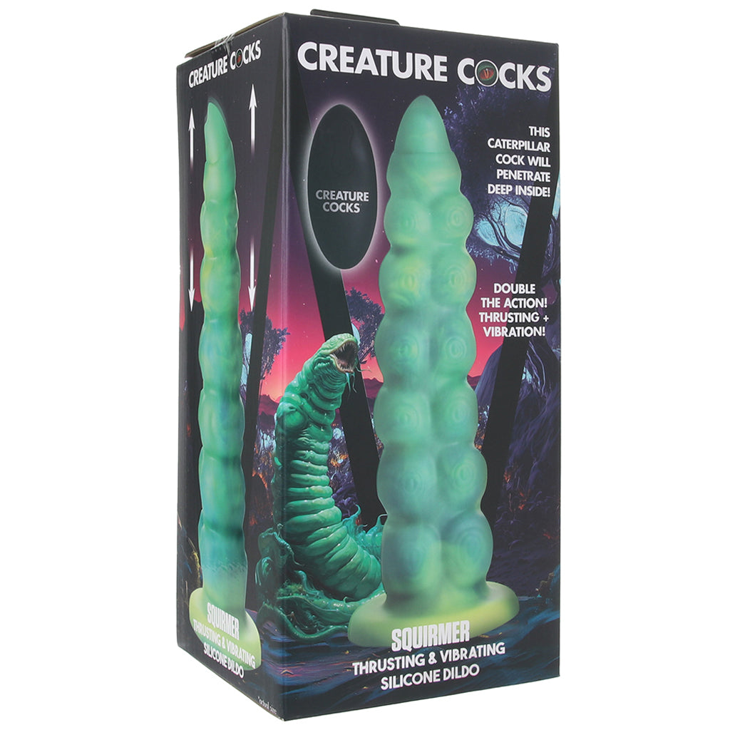 Creature Cocks Squirmer Thrusting & Vibrating Dildo — Heaven Boutique Winnipeg 6