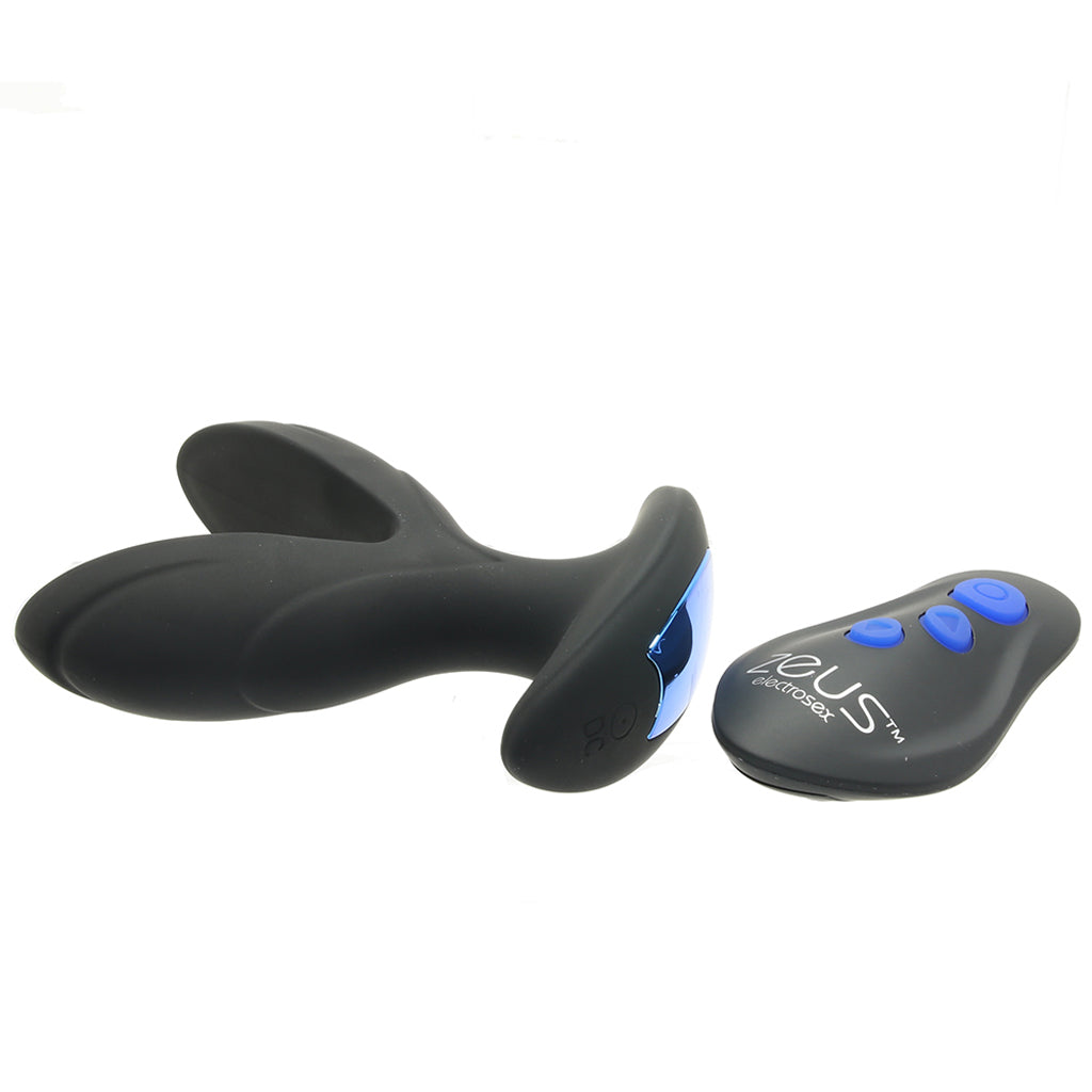 Zeus Electro-Spread Vibrating E-Stim Butt Plug — Heaven Boutique Winnipeg 3