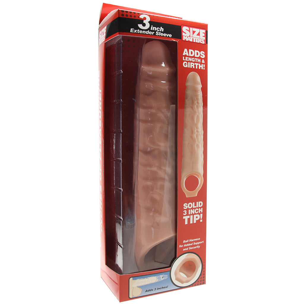 Size Matters 3 Inch Extender Sleeve — Heaven Boutique Winnipeg 6