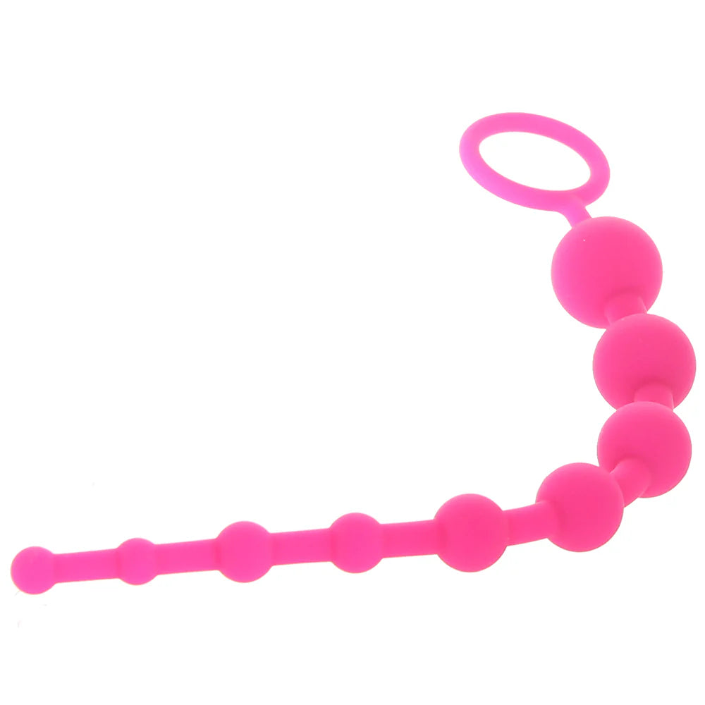 All About Anal Seamless Anal Beads in Pink – Winnipeg – packaging view