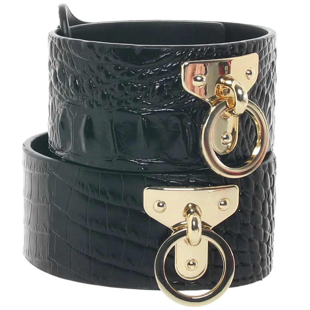 Ouch! Rome Collection Leg Cuffs – Heaven Boutique Winnipeg – side view