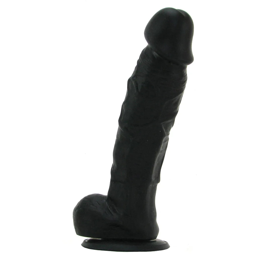 Small Silicone Colours Dildo in Black – Winnipeg – packaging view