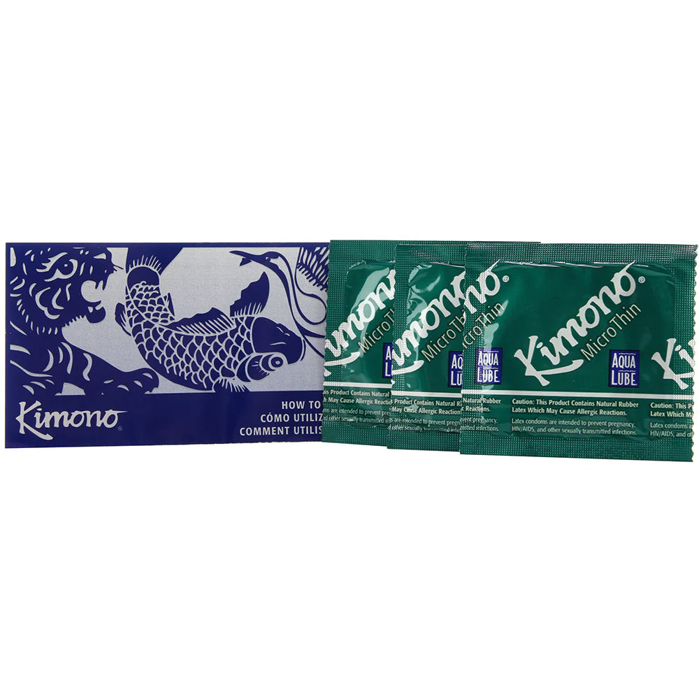 MicroThin Aqua Lube Condoms in 3 Pack Winnipeg – product detail