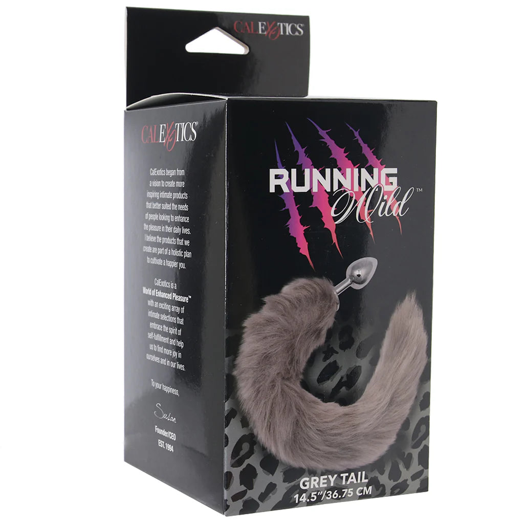 Running Wild Grey Tail Plug — buy in Winnipeg | Heaven Boutique