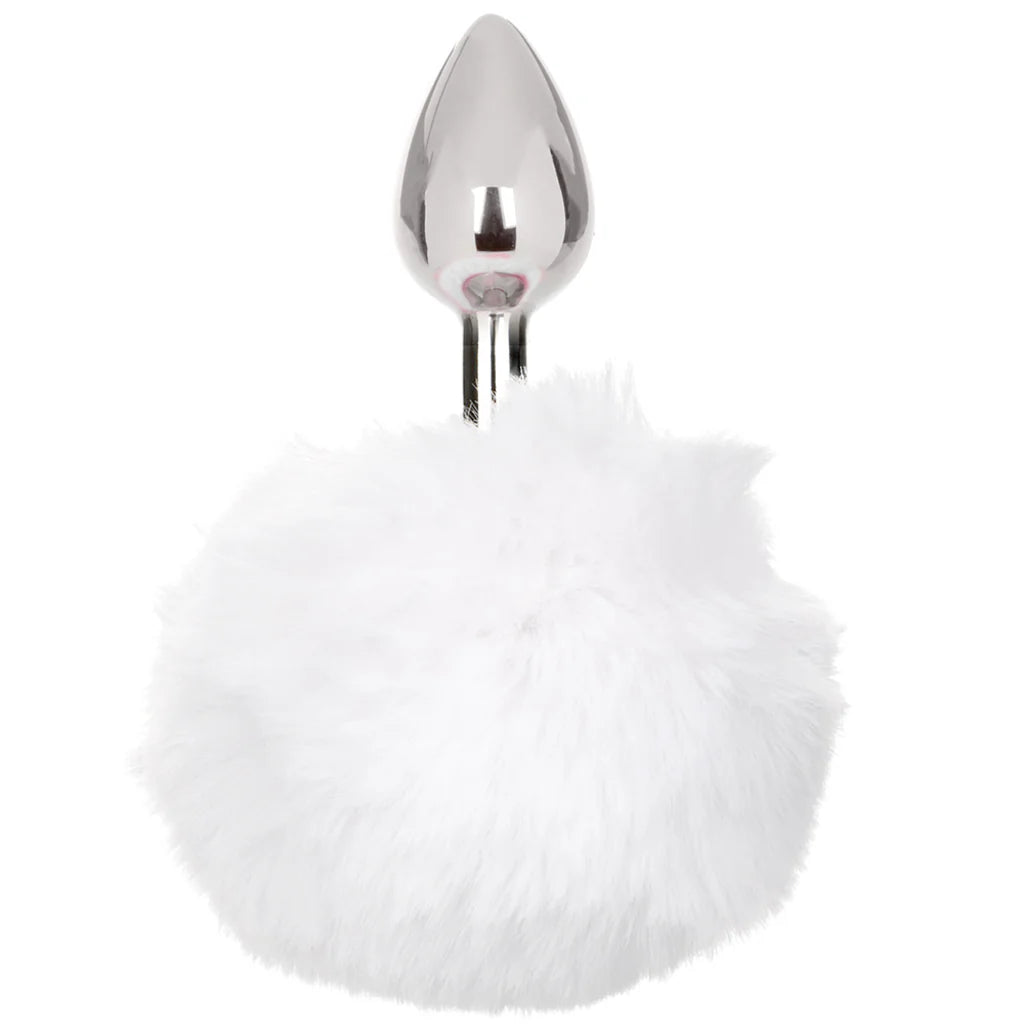 Running Wild White Bunny Plug – Winnipeg adult store – close-up view