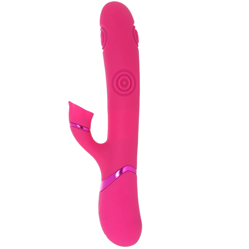 Dolce Vive Fiore Air Wave Tapping Rabbit Vibe – Heaven Boutique Winnipeg – additional angle