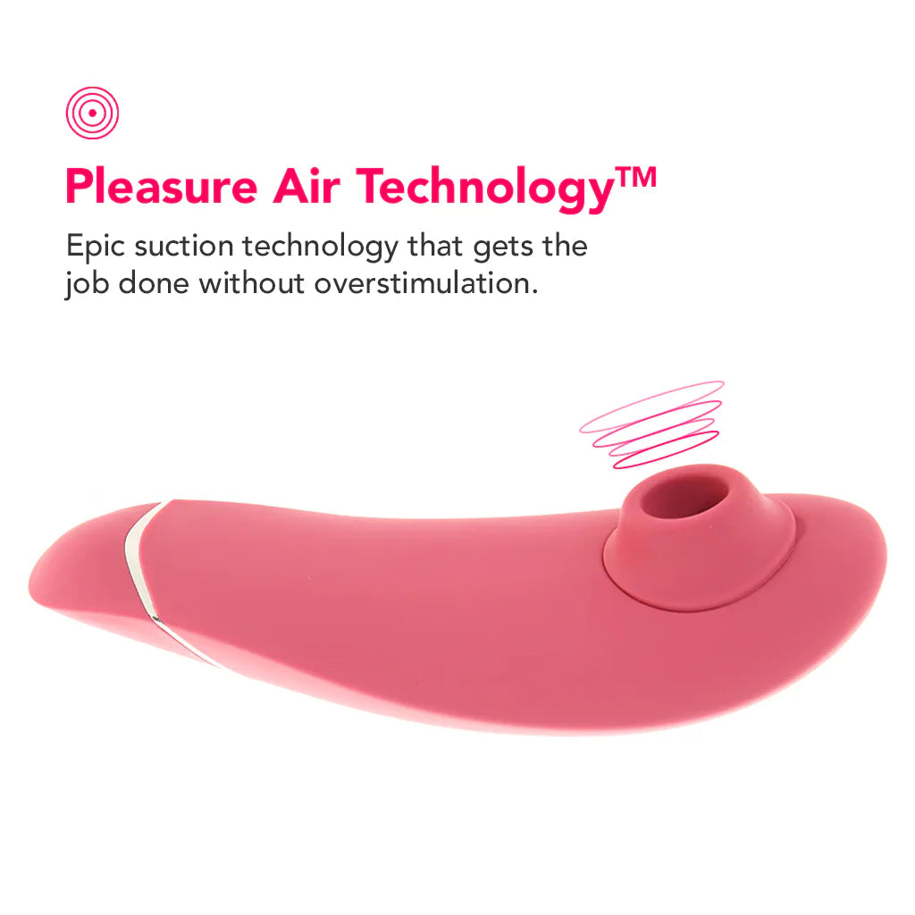 Womanizer Premium 2 Pleasure Air Stimulator in Raspberry – Winnipeg – packaging view