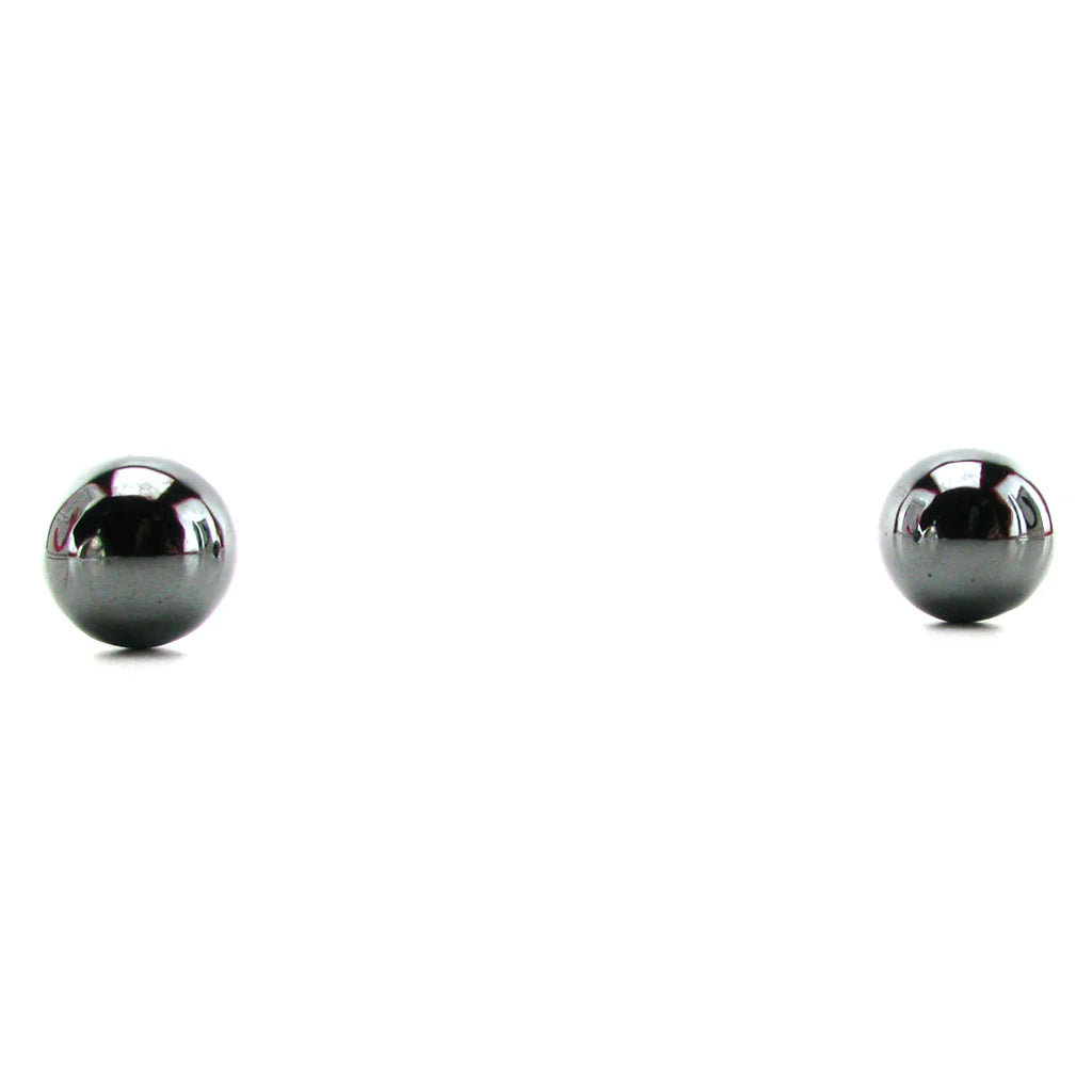 Nen-Wa Magnetic Hematite Balls in Black – Heaven Boutique Winnipeg – side view