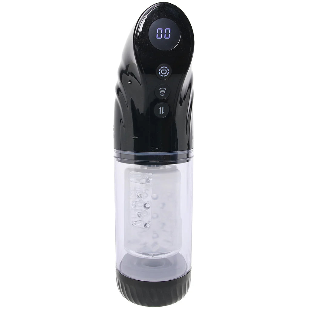 Pumped StrokeMate Auto Stroker in Black – Heaven Boutique Winnipeg – additional angle