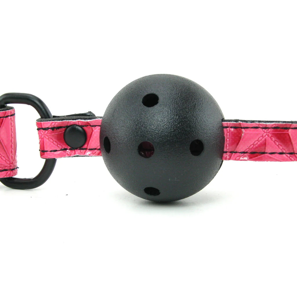 Sinful Ball Gag in Pink – Winnipeg adult boutique – features