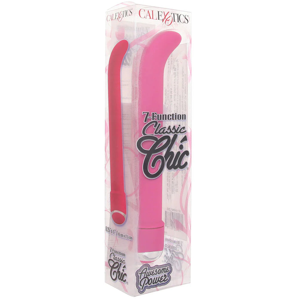 7 Function Classic Chic G Vibe in Pink – Winnipeg adult store – close-up view