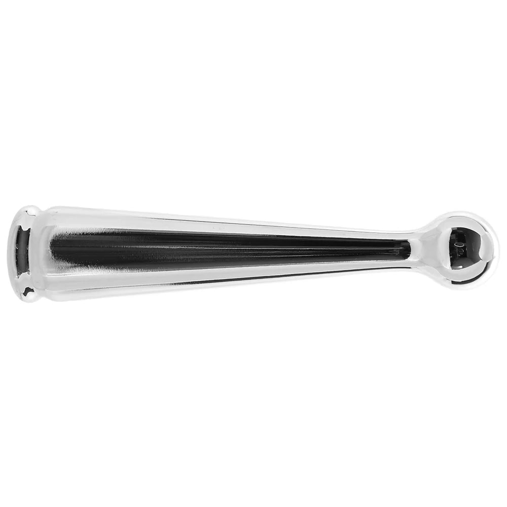 Tease Me Rechargeable Metal Vibe – Heaven Boutique Winnipeg – side view